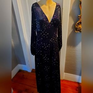 Velveteen Long Dress NWT